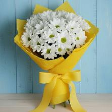 Букет Застенчивые лепестки в Касимове Букет цветов из:  Хризантемы в Касимове