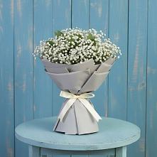 Букет Белые гипсофилы в Касимове Букет цветов из:  Гипсофила в Касимове
