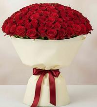 Букет 101 Красная роза Милано в Касимове