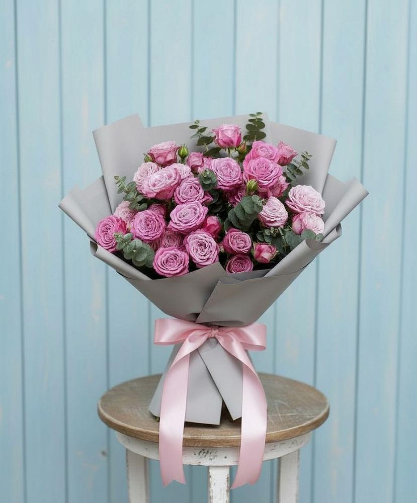 Композиция Яркий комплимент в Касимове Букет цветов из: Розы в Касимове