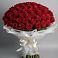 Букет 101 Красная роза Блэк Мэджик в Касимове