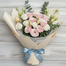 Букет шампанское #REPLACE_PRED# Касимове Букет цветов из:  Лизиантусы #REPLACE_PRED# Касимове