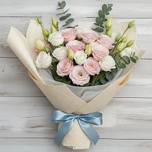 Букет шампанское в Касимове Букет цветов из:  Лизиантусы в Касимове