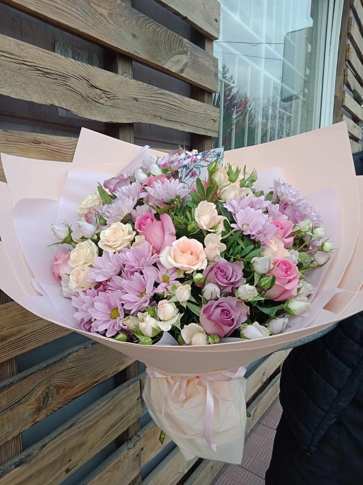 Букет цветов из: Розы и Хризантемы в Касимове