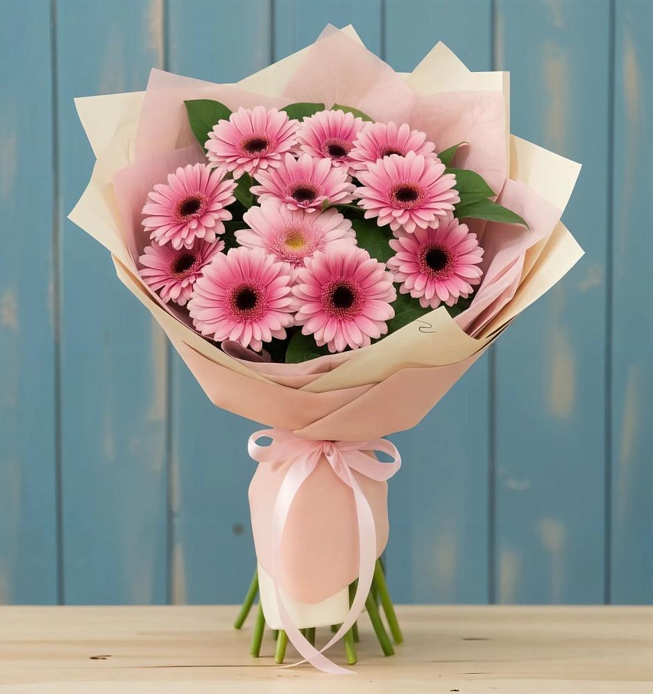 Букет пурпурно-розовый в Касимове Букет цветов из: Герберы в Касимове