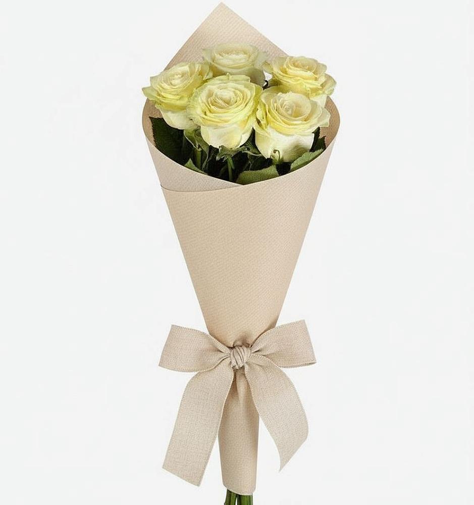 Букет белые крылья в Касимове Букет цветов из: Розы в Касимове