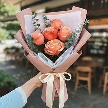 Букет персиковый аромат #REPLACE_PRED# Касимове Букет цветов из:  Розы #REPLACE_PRED# Касимове