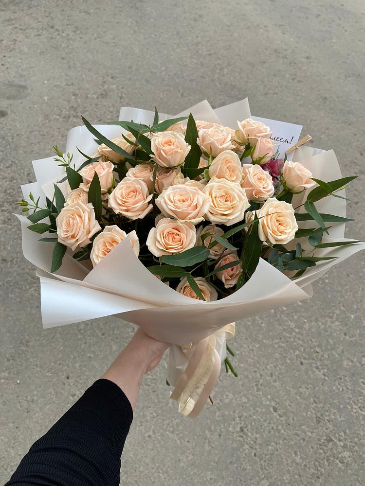 Букет Кремовые розы Латте в Касимове