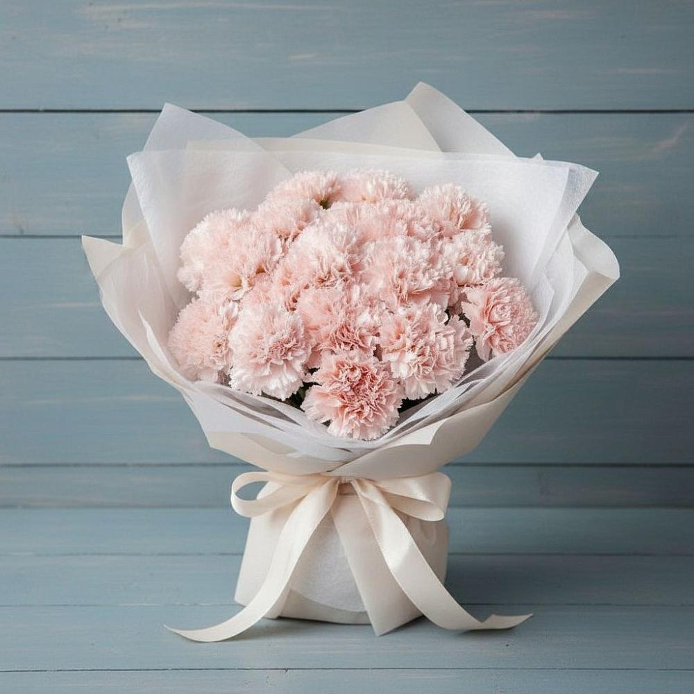 Букет розовые гвоздики в Касимове Букет цветов из: Гвоздики в Касимове