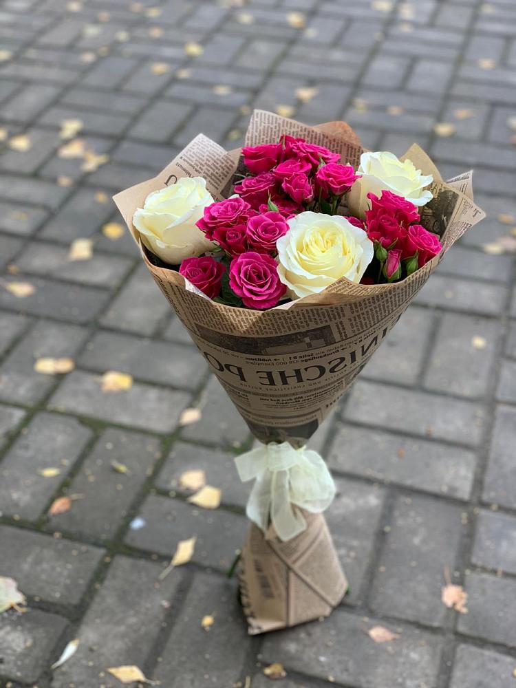 Букет Удивительный из роз в Касимове Букет цветов из: Розы в Касимове