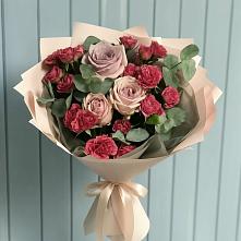 Букет цветов из:  Гвоздики и Розы в Касимове