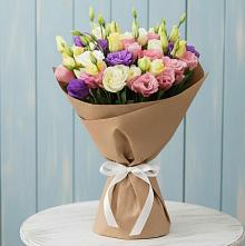 Букет Цветная эустома в Касимове Букет цветов из:  Лизиантусы в Касимове