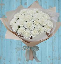 Букет Хрустальное утро в Касимове Букет цветов из:  Гвоздики в Касимове
