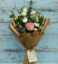 Букет нежный привет #REPLACE_PRED# Касимове Букет цветов из:  Розы и Лизиантусы #REPLACE_PRED# Касимове