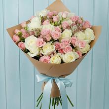 Букет романтичный подарок в Касимове Букет цветов из:  Розы в Касимове